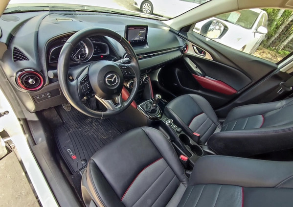 Mazda CX-3 cena 59850 przebieg: 64000, rok produkcji 2017 z Olecko małe 667